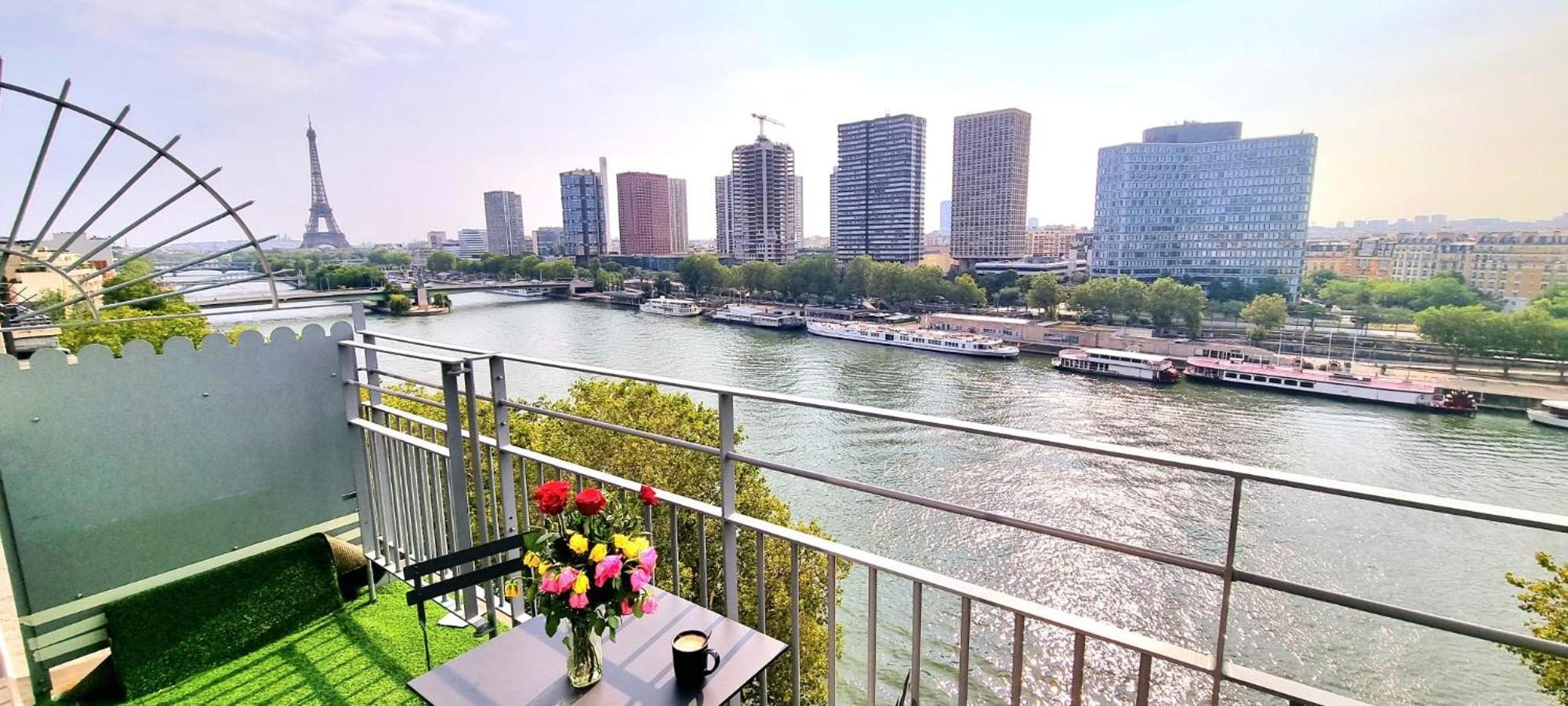 Appartement Vue Tour Eiffel Paris 16 Eme Ngoại thất bức ảnh